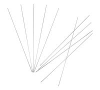 SUPVOX Set 10 Aghi in Acciaio Inox per Esche Vive da Pesca, Strumenti per Infilare Vermi e Esche a Forma di Verme, Accessori Pesca Carpa e Mare, Resistenti alla Corrosione,