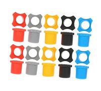 SUPVOX Set 10 Anelli Protettivi Anticaduta in Gomma Per Microfono Portatile Manicotti Antiscivolo Colorati, Resistenti a Urti e Cadute, Accessori Microfono Per Karaoke, Esibizioni e Registrazioni