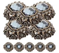 SUPVOX Set 10 Bottoni in Metallo Strass per Cucire, Bottoni da Cucire per Mantelli e Cappotti, Accessori Decorativi Resistenti per Abbigliamento Fai da Te, Chiusure Eleganti per Vestiti