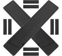 SUPVOX Set 10 Pezzi Custodia Portapenne in Pelle PU Nera Astuccio Portapenne Compatto per Penne a Sfera e Matite da Ufficio e Uso Infermieristico Custodia Protettiva Elegante e Pratica