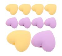SUPVOX Set 12 Pezzi Fermapunti in Silicone a Forma di Cuore per Ferri da Maglia Foro 3 Mm, Copertura Protettiva Punte Ago, Accessori per Maglieria Fai da Te e Uncinetto, per
