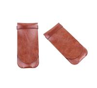 SUPVOX Set 2 Astuccio Portapenne in Pelle Vintage, Custodia Protettiva Struttura Rigida, Adatta per Penne Stilografiche, Uso Scolastico e Ufficio