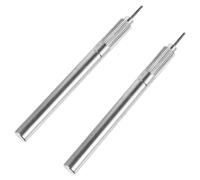 SUPVOX Set 2 Penne per Quilling in Metallo Argento, Strumenti per Arricciare Carta Fai da Te, Accessori per Lavori Artigianali e Decorazioni Creative