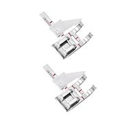 SUPVOX Set 2 Pezzi Piedini per Macchina da Cucire in Metallo Righello Guida Regolabile Piedino Premistoffa per Cucito Ricamo e Quilting Accessori per Tessuti Leggeri e Progetti di