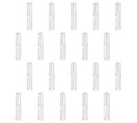 SUPVOX Set 20 Astucci Trasparenti in Plastica per Penne a Sfera e Gel, Scatole Portaoggetti Design ad Anello Antiscivolo, per Scuola, Ufficio e Cancelleria Studenti