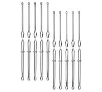 SUPVOX Set 20 Pezzi Infila-Coulisse in Metallo Pinza Elastica Guida per Spago Abbigliamento Utensile Cucito per Sostituzione Cordini e Nastri Elastici per Riparazioni Fai da Te e