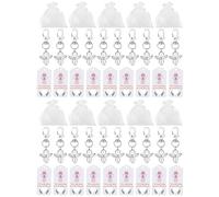 SUPVOX Set 20 Portachiavi Angelo Decorativi Targhette da Appendere, Ciondoli Creativi per Borse e Chiavi, Regalo Ringraziamento per Operatori Sanitari, per Feste e Eventi