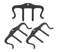 SUPVOX Set 3 Fermagli Porta-Pagina per Spartiti in Metallo Nero Ferma-Spartiti per Pianoforte e Chitarra Morsetti per Libri e Spartiti Musicali per Esibizioni e Prove