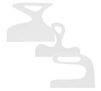 SUPVOX Set 3 Modelli Stencil in Acrilico Trasparente per Manico Tagliere, Utensile per Lavorazione Legno, Guida Sagome per Taglieri Salumi, Accessorio per Cucina Professionale