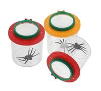 SUPVOX Set 3 Pezzi Barattoli da Collezione Lente d'Ingrandimento Contenitori Resistenti per Osservazione Insetti e Piante Giocattolo Educativo per Strumento di Esplorazione Outdoor