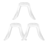 SUPVOX Set 3 Pezzi Naselli per Occhiali in Silicone Morbido, Antiscivolo e Resistente alla Deformazione, la Sostituzione e Riparazione di Supporti Naso per Occhiali