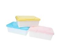 SUPVOX Set 3 Pezzi Porta Salviette Umidificate Portatile in Plastica, Facile da Pulire, Design Semplice, per Passeggini e Tavoli da Pranzo Colore Casuale