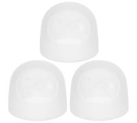 SUPVOX Set 3 Pezzi Tappi di Ricambio per Biberon a Collo Largo in Plastica Chiusura a Vite Antipolvere e Tenuta Stagna Coperture a Cupola Multifunzionali per Alimentazione