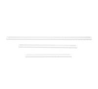 SUPVOX Set 3 Righelli Trasparenti da 15-20-30 Cm in Acrilico, Strumenti di Misurazione e Disegno per Studenti e Professionisti, Forniture per Ufficio e Scuola, Portatile e