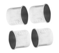 SUPVOX Set 4 Pezzi Misurini in Acciaio Inossidabile 304 da 40 Ml Tazze Graduati per Medicinali Portatili Resistenti alla Corrosione per Uso Domestico e Laboratorio