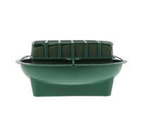 SUPVOX Set 4 Portafiori per Cimitero Vassoio in Schiuma Floreale e Fango, Supporto a Sella per Lapide, Porta Cesti Commemorativi Resistente al Vento per Decorazioni Floreali Tombali