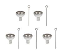 SUPVOX Set 5 Mini Imbuti in Acciaio Inossidabile Piccoli Bastoncini, Imbuto per Oli Essenziali e Profumi, Strumenti da Laboratorio per Uso Domestico e Riempimento Bottiglie Piccole