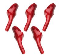SUPVOX Set 5 Pezzi Accessori di Gioielleria Ciondolo Corallo Ramo Rosso 4-7 Cm per Collana Fai da Te Donne Ragazze Decorazione Braccialetti Regalo