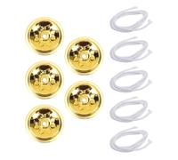 SUPVOX Set 5 Stoppini Ricambio in Fibra Porta Stoppino in Lega, 20 Cm, per Lampade a Olio, per Accessori Lampada Olio e Bruciatore ad Uso Domestico