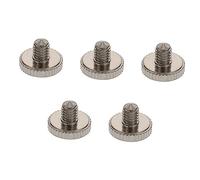 SUPVOX Set 5 Viti ad Anello per Tromba Piccole in Acciaio Argento, Accessori Strumenti Musicali Professionali per Riparazione e Sostituzione, per Uso Personale e Professionale