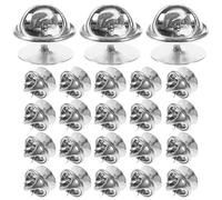 SUPVOX Set 50 Chiusure a Perno Smaltate in Metallo 10mm Dorsi per Spille Farfalla, Supporti per Spilli da Bavero per Lavori Artigianali, Fermacravatta e Distintivi