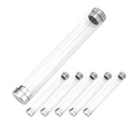 SUPVOX Set 6 Astucci Trasparenti per Penne in Acrilico Contenitori Portapenne Resistenti per Penne a Sfera Matite e Pennelli Custodie Espositive Multifunzionali per Scuola Ufficio e