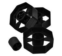 SUPVOX Set 6 Pezzi Rulli di Ricambio Nastro Adesivo Nero Nucleo e Ruota per Dispenser da Tavolo Sostituzione Rapida Compatibile con Dispenser Standard 25Mm Accessori per Ufficio e Uso