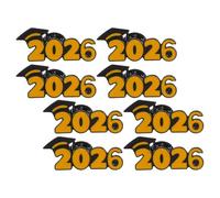 SUPVOX Set 8 Spille da Bavero per Laurea 2026 in Lega di Zinco, Spille Smaltate Decorative per Feste e Cerimonie Universitarie, Souvenir Regalo Festa Maturità per Studenti e