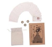 SUPVOX Set Completo Carte i Ching per Principianti Monete Cinesi della Carte Divinatorie Facili da Comprendere in Guida Dettagliata