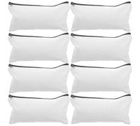 SUPVOX Set da 10 Astucci Portapenne in Tela di Grande Capacità Astuccio Portatile per Matite Cerniera Borsa per Cancelleria Resistente e Multifunzione per Scuola e Colore Casuale