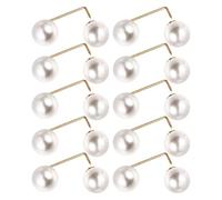 SUPVOX Set da 10 Bottoni Automatici in Perla per Jeans Spille Regolabili senza Attrezzi, Clip Stringivita e Fermagli per Orli, Accessori per Abbigliamento Donna per Look