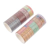 SUPVOX Set da 10 Pezzi Nastro di Carta per Calendario Mensile Fai da Te Nastro Adesivo per Agenda e Artigianato Design Casuale per Decorazioni Planner e Progetti Creativi