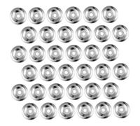 SUPVOX Set Da 100 Pezzi Accessori Per Piatti Batteria, Anelli Per Tamburello e Percussioni in Metallo, Materiali Robusti, Compatibili Vari Kit Batteria Per Prove e Spettacoli