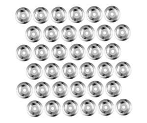 SUPVOX Set Da 100 Pezzi Accessori Per Piatti Batteria, Anelli Per Tamburello e Percussioni in Metallo, Materiali Robusti, Compatibili Vari Kit Batteria Per Prove e Spettacoli