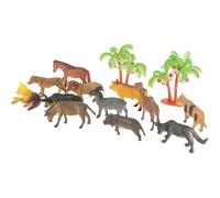 SUPVOX Set da 12 Giocattoli Animali da Fattoria in Plastica, Statuette Realistiche da 1 a 3 Anni, Decorazioni per Torte e Giochi Educativi per Primi Anni di Vita