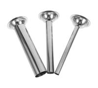 SUPVOX Set da 3 Tubi di Riempimento per Salsicce in Acciaio Inox 5#, Insaccatrice per Carne Resistente e Sicura, Accessori Cucina per Preparazione Salsicce e Carne Macinata