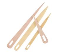 SUPVOX Set da 4 Aghi per Tessitura in Legno di Faggio e bambù Cruna Grande, Strumenti per Maglieria e Arazzi Fai da Te, Aghi per Spago Grosso Ergonomici e Resistenti per Progetti