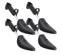 SUPVOX Set da 4 Tendiscarpe Regolabili in Plastica per Uomo Taglia 39-45, Espansore e Modellatore per Scarpe Sportive e Classiche, Mantiene la Forma e Previene Deformazioni