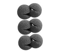 SUPVOX Set da 6 Nasi da Clown Neri in Spugna Morbida, Accessori per Costumi da Circo, Halloween e Spettacoli Teatrali, Leggero e Comodo per Travestimenti e Cosplay