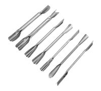 SUPVOX Set da 7 Coltelli da Cucina in Acciaio Inox 2 Teste per Intaglio e Guarnizione Verdure, Resistente All’usura, per Uso Domestico e Ristoranti