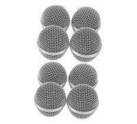 SUPVOX Set Da 8 Pezzi Copertura Per Microfono in Metallo Schiuma Interna Rete Di Ricambio Per Testina a Sfera Microfono Accessori Per Senza Fili Sostituzione Griglia Per Uso Professionale