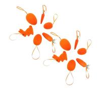 SUPVOX Set Decorazioni Pasquali da Appendere 12 Pezzi Coniglietto Carota, Uova di Pasqua Colorate e Carote Decorative, Ornamenti per Albero e Centrotavola, per Festa e Decorazioni