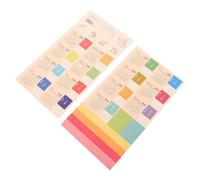 SUPVOX Set di 5 Adesivi Indice Mensile 2026 Autoadesivi per Planner Etichette Scrivibili per Calendario e Quaderni Schede Marcatori di Pagina Colorate per Organizzazione Ufficio e