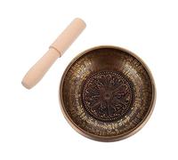 SUPVOX Set Di Campane Tibetane Pure Sound Ciotola Per Meditazione Buddista Accessorio Per La Stanza Con Bastoncino Di Legno