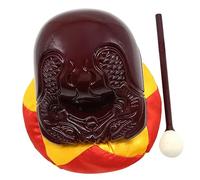 SUPVOX Set Di Strumenti Musicali Buddisti in Legno Naturale Con Bastoncini Per Percussioni Mokugyo in Legno Per Meditazione e Sviluppo Musicale Kit Educativo Per Ragazzo Ragazza