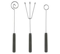 SUPVOX Set Forchette da Immersione in Acciaio Inossidabile 3 Pezzi Impugnatura Ergonomica, Utensili per Fonduta Cioccolato e Gadget da Cucina per Decorazione Dolci e Frutta