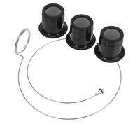 SUPVOX Set Lenti D'ingrandimento Clip 5x 10 x 15 in Vetro Trasparente per Orologiai, Gioielli e Riparazioni di Precisione, Accessorio Versatile per Lavori Dettagliati