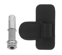 SUPVOX Set Presa Presa Jack 635Mm per Chitarra Elettrica e Acustica Alloggiamento Jack in Metallo con Guaina in PU Resistente Accessori per Riparazione Parti di Chitarra Filettati