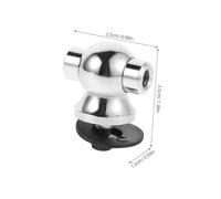 SUPVOX Snare Drum Lug in Lega di Zinco Doppio Singolo Lato Design Ergonomico per Rullante Accessorio Resistente e Facile da Installare per Batteria