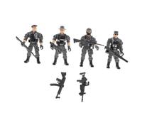 SUPVOX Soldatini Militari in Plastica per Modelli Soldati Mobili e Dettagliati Gioco Ruolo Educativo per Sviluppo Creatività e Interazione Genitore-figlio Collezione Esercito Realistica